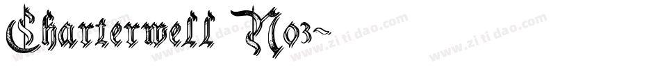 Charterwell No3字体转换
